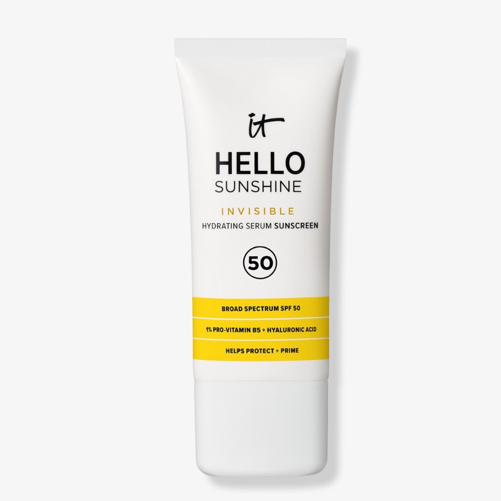 NEW It cosmetics hello sunshine invisible hydrating serum sunscreen